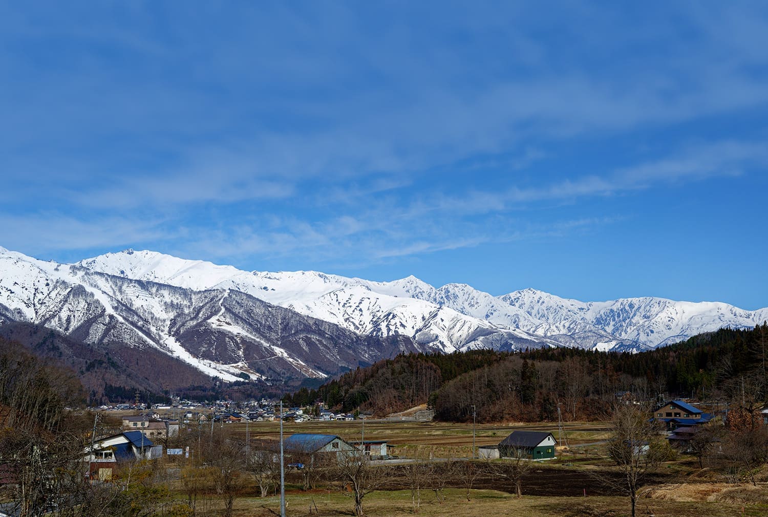 白馬の風景